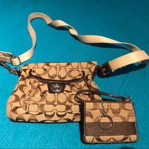 Small signature Crossbody and wallet